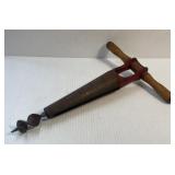 Vintage Barrel Bung Hole Auger, Also Known As A
