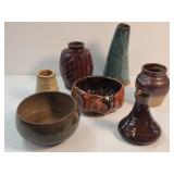7 Assorted Pottery Pcs as Pictured