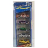 5 Assorted Hot Wheels Die Cast Cars as Pictured
