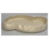Vintage Haeger Cream Off White Shallow Planter