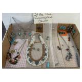 20 or More Pieces of Faux Turquoise/ Ethnic
