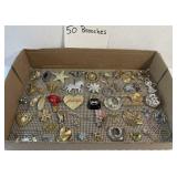 50 or More Brooches as Pictured