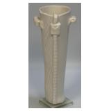 Decorative Ceramic Bud Vase On Glass Base 7.25ï¿½