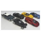 5 Assorted Die Cast And 1 Plastic Cars As