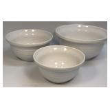 Nesting Pottery Bowls As Pictured 10.75ï¿½, 9ï¿½, 8ï¿½