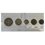 1943 Set of Coins
