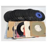 Several Assorted 45 Records As Pictured