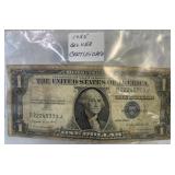 1935 Series Silver Certificate One Dollar Bill