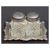 Vintage Silver Plated Salt And Pepper Shakers and