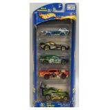 5 Assorted Hot Wheels Die Cast Cars As Pictured