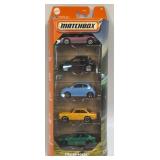 5 Assorted Matchbox Die Cast Cars As Pictured NIB