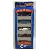 5 Assorted Hot Wheels Die Cast Cars As Pictured