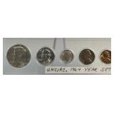 1964 Uncirculated Set of Coins