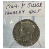 1964-P Silver Kennedy Half Dollar
