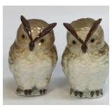 Vintage Salt and Pepper Set Owls