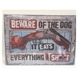 12ï¿½ X 16.75ï¿½ Metal Sign As Pictured
