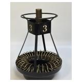 Vintage Johnnie Walker Metal Buoy Ashtray Black