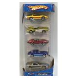 5 Assorted Hot Wheels Die Cast Cars As Pictured