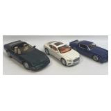 3 Assorted Die Cast Cars As Pictured
