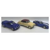 3 Assorted Die Cast Cars As Pictured