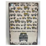 8ï¿½ X 11.75ï¿½ Metal Sign As Pictured
