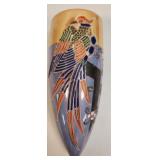 Vintage Moriage Lusterware Bird Japanese Hand