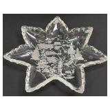 Mikasa Christmas Glass Serving Platter Star