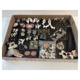 30 Pieces of Cow Jewelry as Shown