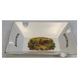 Vintage JC Newman Brick House Cigar Ashtray