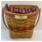 Longaberger 1998 Christmas Collection Red Glad