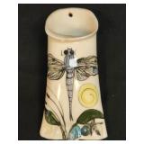 Salem Pottery 7" Dragonfly Wall Pocket Hand