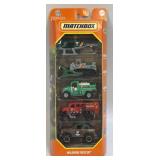 5 Assorted Matchbox Die Cast Cars As Pictured NIB