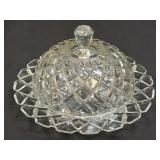 Vintage Anchor Hocking Waterford Waffle Round