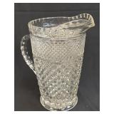 Anchor Hocking Wexford Crystal Glass Pitcher 64