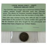 Civil War 1863 Indian Head Penny
