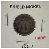 Sheiks Nickel 1867 Rare