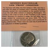Kennedy Half Dollar in Gem Proof Condition