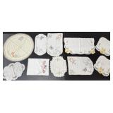 Several Assorted Doilies As Pictured