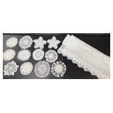Several Assorted Doilies As Pictured