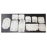 Several Assorted Doilies As Pictured