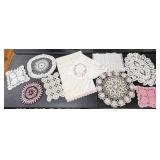 Several Assorted Doilies As Pictured