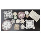 Several Assorted Doilies As Pictured