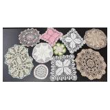 Several Assorted Doilies As Pictured