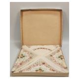 Vintage Rice Paper Decorated Napkins in Original