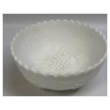 Imperial Glass BOWL White Doeskin Milk Glass