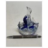 Art Glass Paperweight as Pictured, Maker Not