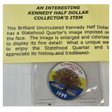 Kennedy Colorized Half Dollar 1999 Connecticut