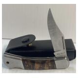 Ridge Runner Single Blade Lock Blade With Leather