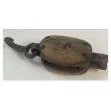 Very Early Wooden Pulley