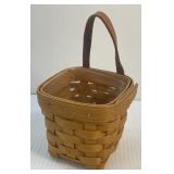 2000 Longaberger Hand Woven 4" x 4" x 4" Basket